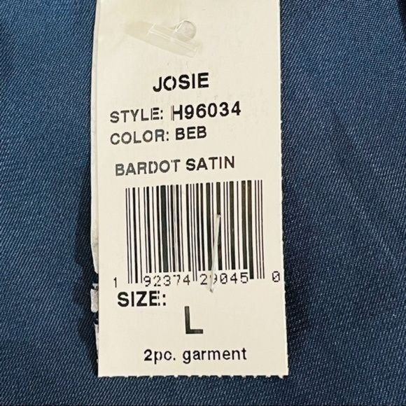 JOSIE Bardot Satin Pajama shorts - Picture 8 of 8